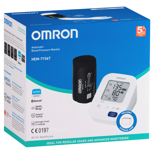 Omron Automatic Blood Pressure Monitor HEM7156T