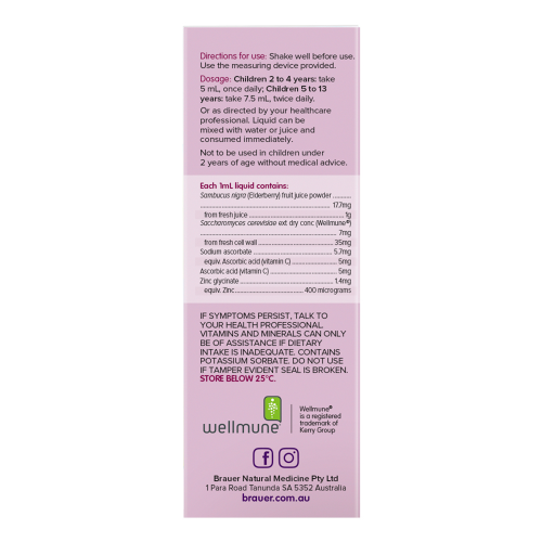 Brauer Sambucus Immune Plus For Kids 100mL