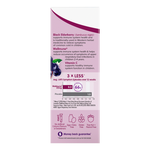 Brauer Sambucus Immune Plus For Kids 100mL