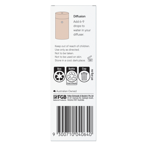 Bosisto's Caramel Latte Diffuser Oil 10mL