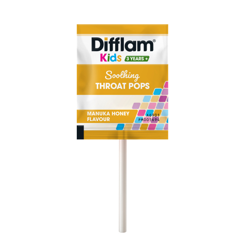 Difflam Soothing Throat Pops Manuka Honey Flavour 10 Pack