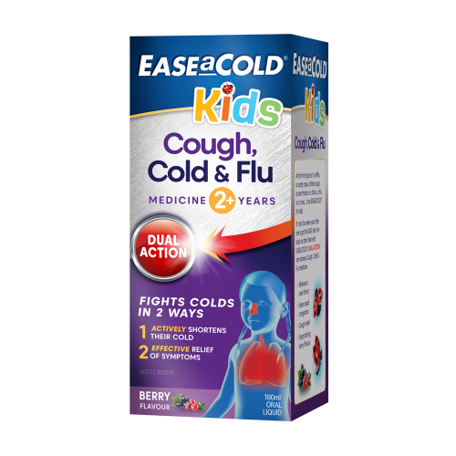 Ease A Cold Kids Cough, Cold & Flu Berry Flavour 180mL