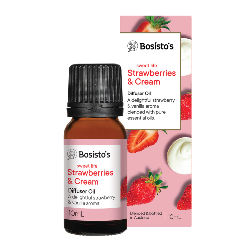 Bosisto's Strawberries & Cream Diffuser Oil 10mL