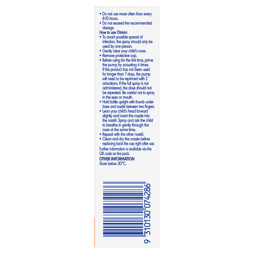 Otrivin Nasal Spray Junior 10mL