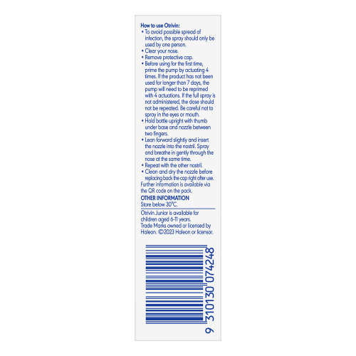 Otrivin Nasal Spray Adult 10mL
