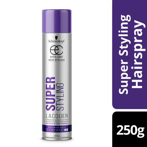 Schwarzkopf Extra Care Super Styling Lacquer Maximum Hold 250g