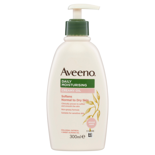 Aveeno Daily Moisturising Creamy Oil Almond Scented 300mL