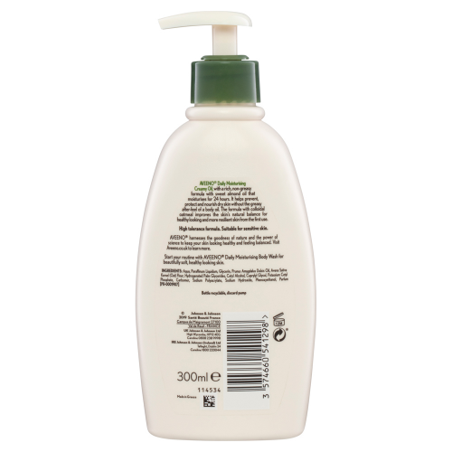 Aveeno Daily Moisturising Creamy Oil Almond Scented 300mL