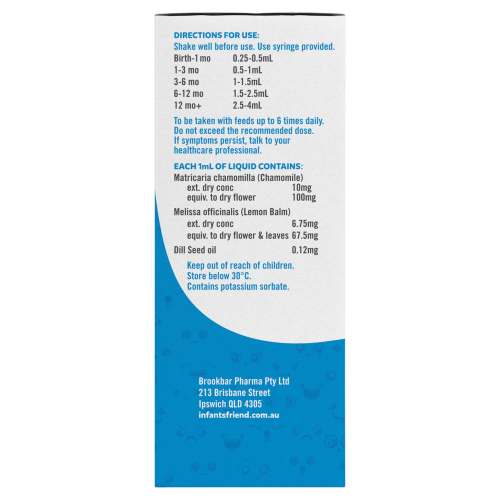 INFANTS FRIEND Colic & Wind Oral Liquid 100mL