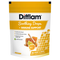 Difflam Soothing Drops + Immune Support Honey & Lemon Flavour 20 Pack