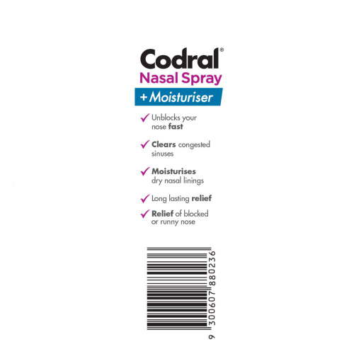 CODRAL® Nasal Spray + Moisturiser 10mL